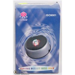 NEW ELECTRIC CRYSTAL ROTARY SLIDE SHOW