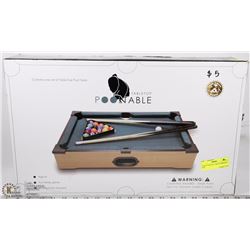 TABLE TOP POOL TABLE GAME IN A BOX