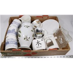 LARGE FLAT WITH ASSORTED LARGE COFFEE CUPS