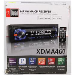 CAR DUAL MP3/WMA CD RECEIVER MODEL XDMA460
