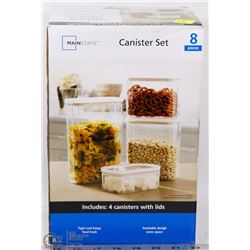 MAINSTAYS 8PC CANISTER SET