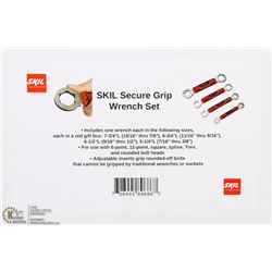 NEW SKIL SECURE GRIP WRENCH SET