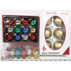 LOT OF NEW CHRISTMAS ORNAMENTS