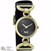 Image 2 : 22) DOLCE & GABBANA REPLICA  BLACK STRAP SS GOLD