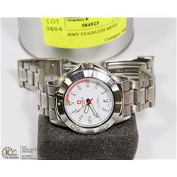 SWISS ARMY STAINLESS MENS WATCH,