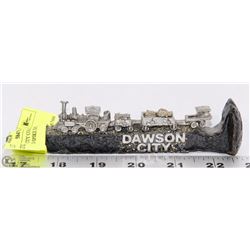 DAWSON CITY COLLECTIBLE RAILROAD SPIKE DISPLAY