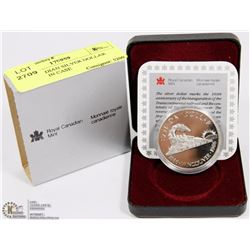 1986 CANADIAN SILVER DOLLAR WITH COA IN CASE