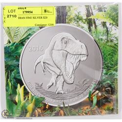 2016 CANADIAN FINE SILVER $20 COIN