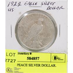 1923 US PEACE SILVER DOLLAR.