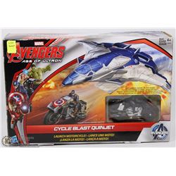 AVENGERS AGE OF ULTRON CYCLE BLAST QUINJET TOY