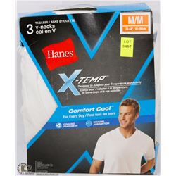 HANES X-TEMP 3PC TAGLESS T-SHIRT SHIRTS