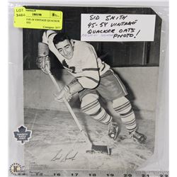 SID SMITH 45-54 VINTAGE QUACKER OATS PHOTO