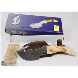 NEW 7½" BONE HANDLE HUNTING KNIFE WITH