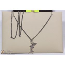 .925 SILVER CHAIN - 18"-LONG - WITH .925 ON CHOICE