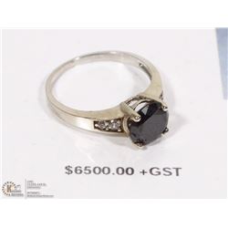 10K WHITE GOLD DIAMOND RING WITH COA  FROM LOCAL