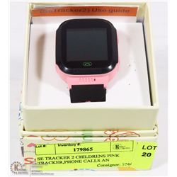 SE TRACKER 2 CHILDRENS PINK TRACKER,PHONE CALLS AN