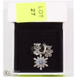 3 AUTHENTIC PANDORA 925 SILVER CHARMS