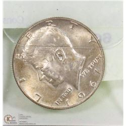 1967 US HALF DOLLAR COIN.
