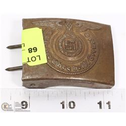 SS BELT BUCKLE MARKED RZM 36/42 SS