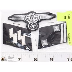 SS COLLAR INSIGNIA MOVIE PROP.