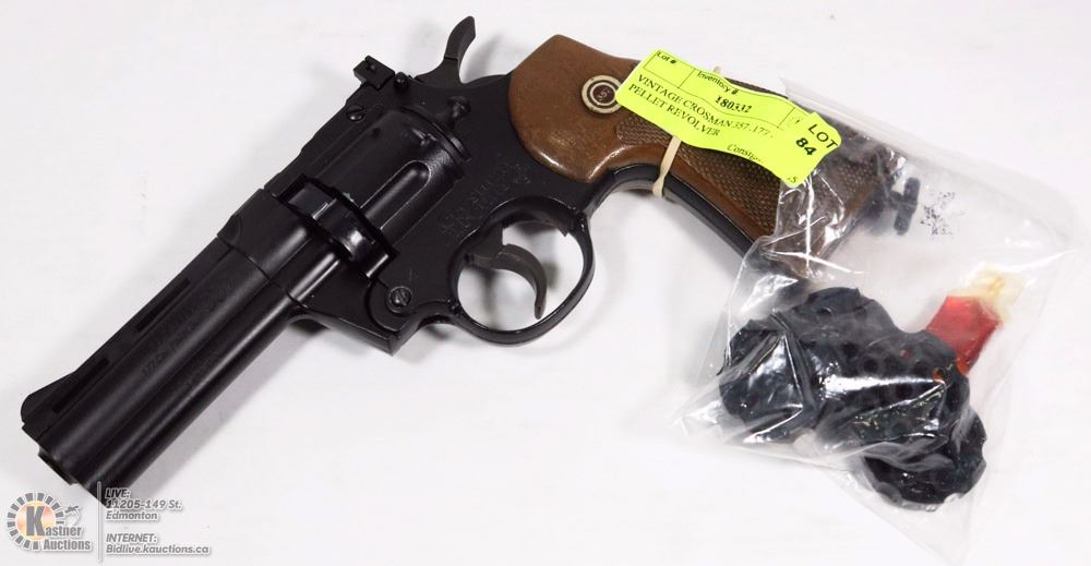 VINTAGE CROSMAN 357 .177 CO2 PELLET REVOLVER