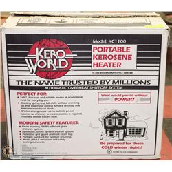 KERO WORLD MODEL KC 1100 KEROSENE HEATER NEW