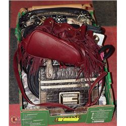 XL FLAT OF 8 ASST PURSES & 6 WALLETS ,VICTORIA