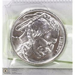 TROY OUNCE .999 SILVER BUFFALO COIN.