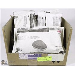 5 PACKS OF 3M ACID GAS CARTRIDGE/P100 FILTERS
