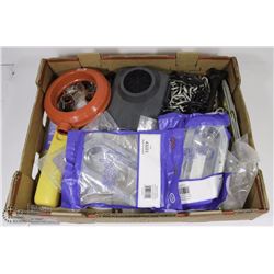 FLAT OF PLUMBING SUPPLIES INCL GROTE.