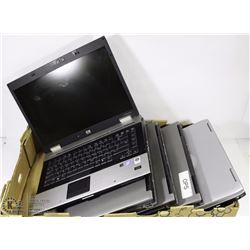 FLAT OF DELL, HP & COMPAQ LAPTOPS UNTESTED