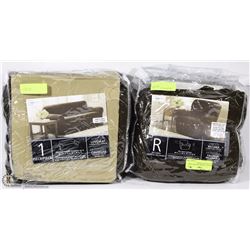 BUNDLE OF MAINSTAYS RECLINER & LOVE SEAT COVERS