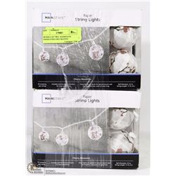 BUNDLE OF TWO  MAINSTAYS PAPER STRING DECORATIVE