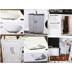 FEATURED ITEMS: SINKS, VANITIES AND MORE....