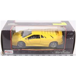 MAISTO 1/18 SCALE 1995 LAMBORGHINI JUTA SILVER