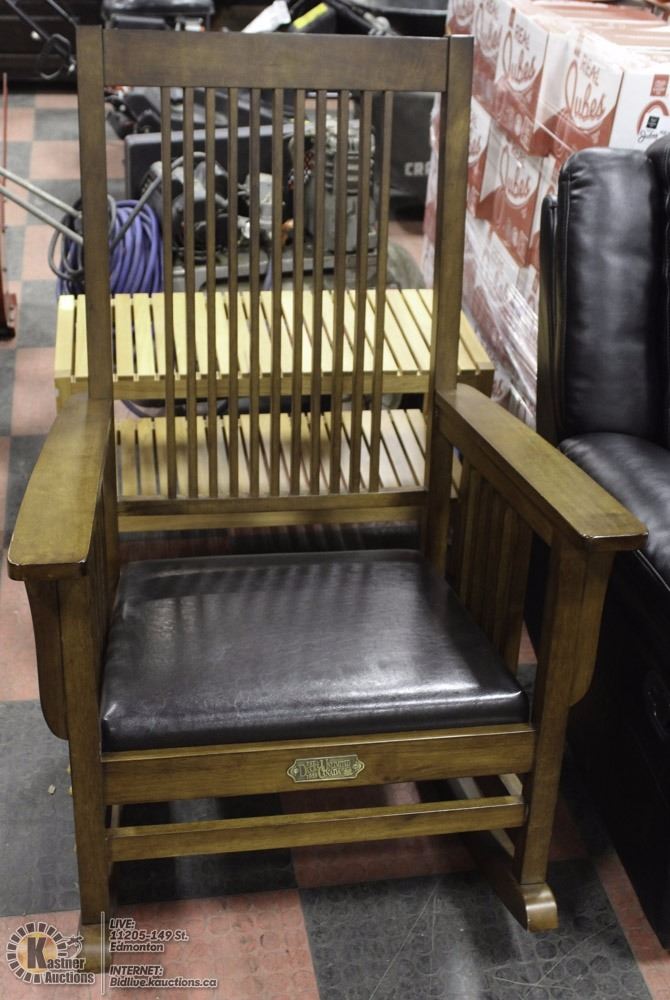 DUCKS UNLIMITED ROCKING CHAIR.