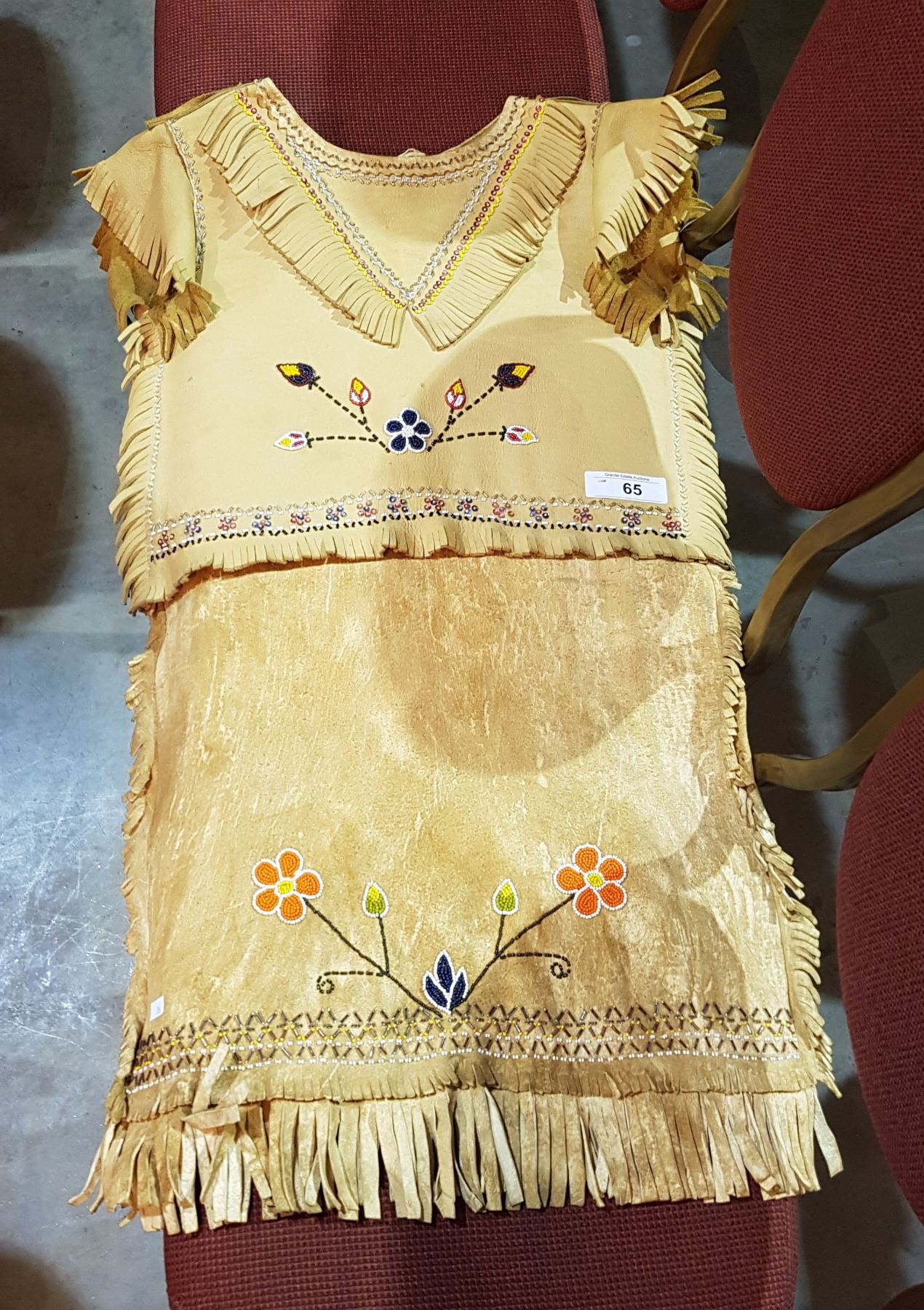 NATIVE BEADED DRESS