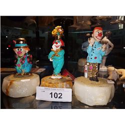 LOT OF 3 SIGNED RON LEE ORIGINAL FIGURINES