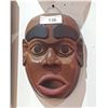 Image 1 : NATIVE CARVED MASK SIGNED