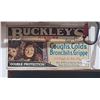 Image 1 : VINTAGE BUCKLEYS CARDBOARD ADVERTISEMENT