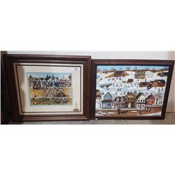 CINDY MANGUTZ PRINT AND OIL PAINTING