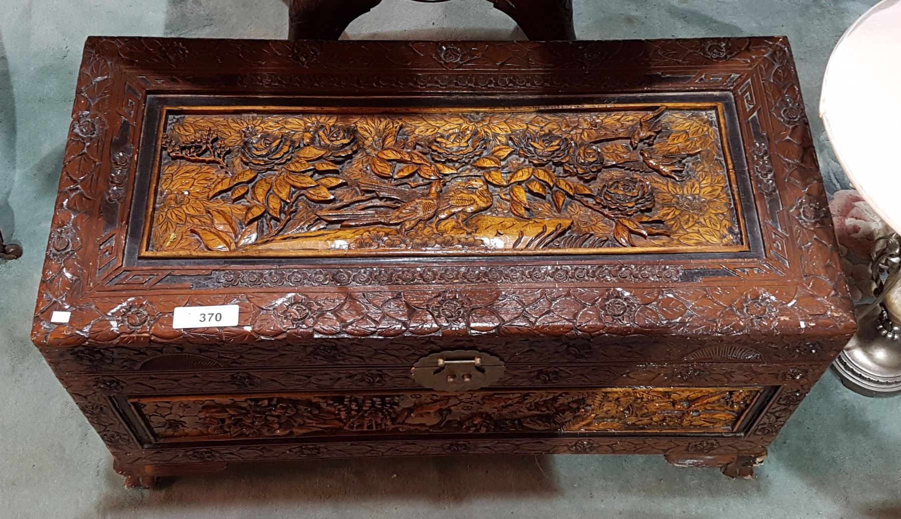 HIGHLY CARVED ASIAN CHEST
