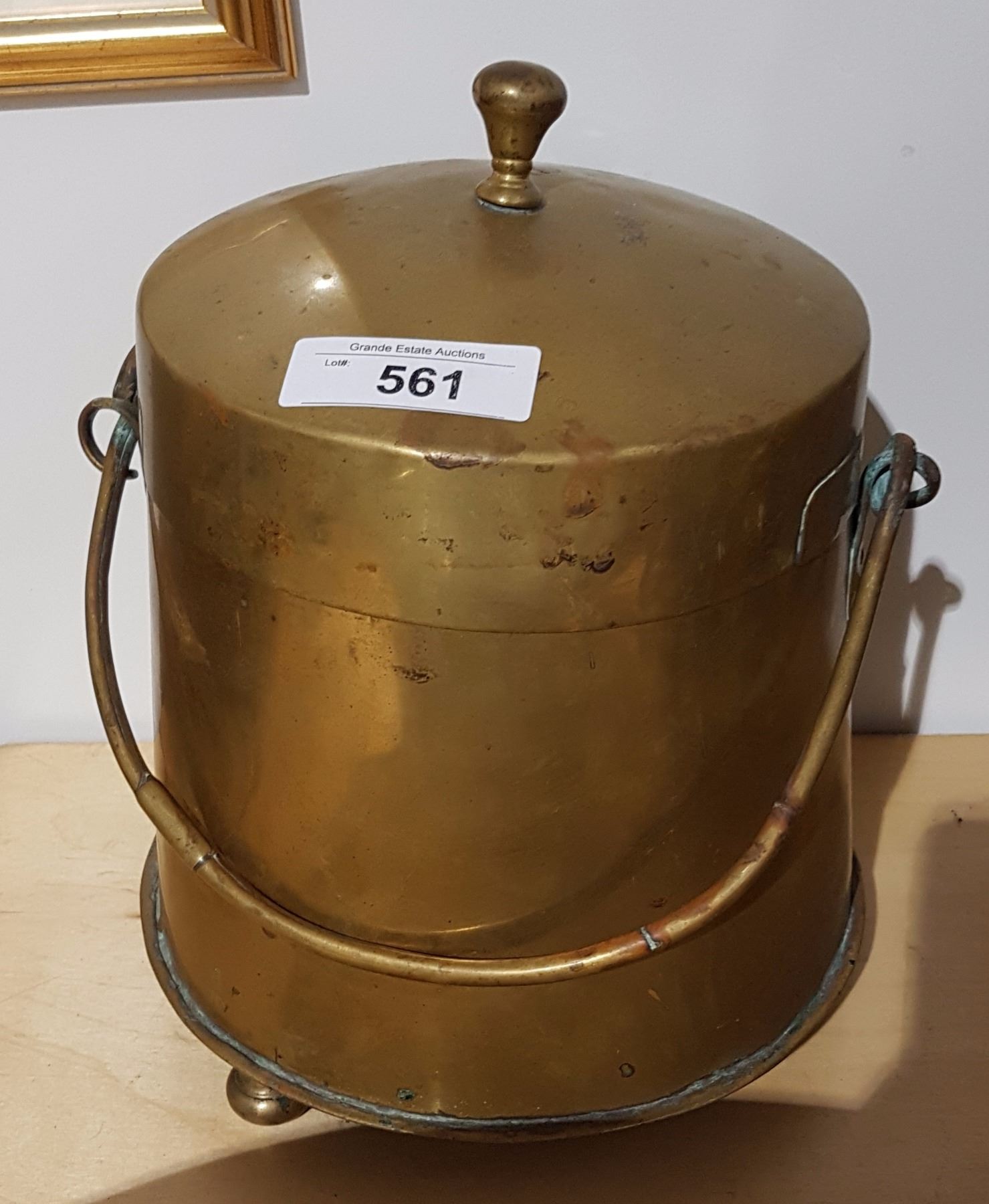 BRASS COAL BUCKET