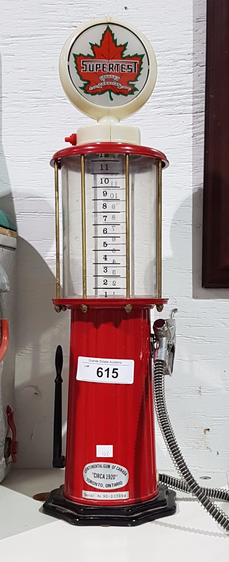 SUPERTEST GASOLINE PUMP BEVERAGE DISPENSER