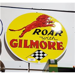 GILMORE GAS SST TIN SIGN