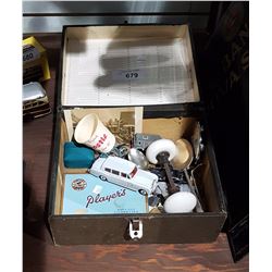 VINTAGE BOX W/COLLECTIBLES