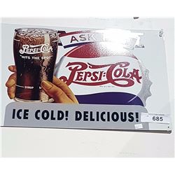 PEPSI COLA SST TIN SIGN