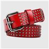 Image 1 : Unisex Belt Genuine Cowskin Steel Pin