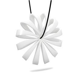 3D Printed Jewelry Flower Pendant Necklace