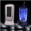 Image 1 : Modern Digital Alarm Clock Calendar Thermometer. Backlight LED Screen